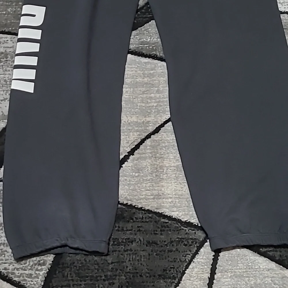 VS PINK 2013 EXTRA OVERSIZED FIT BOYFRIEND LOGO SWEATPANTS JOGGERS